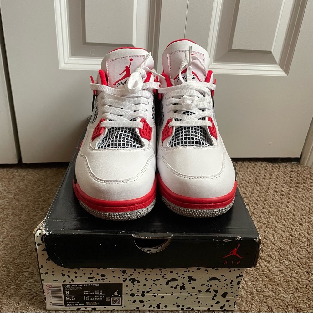 NEW! Jordan 4 Fire Red High Quality Reps - Picture 2 of 8
